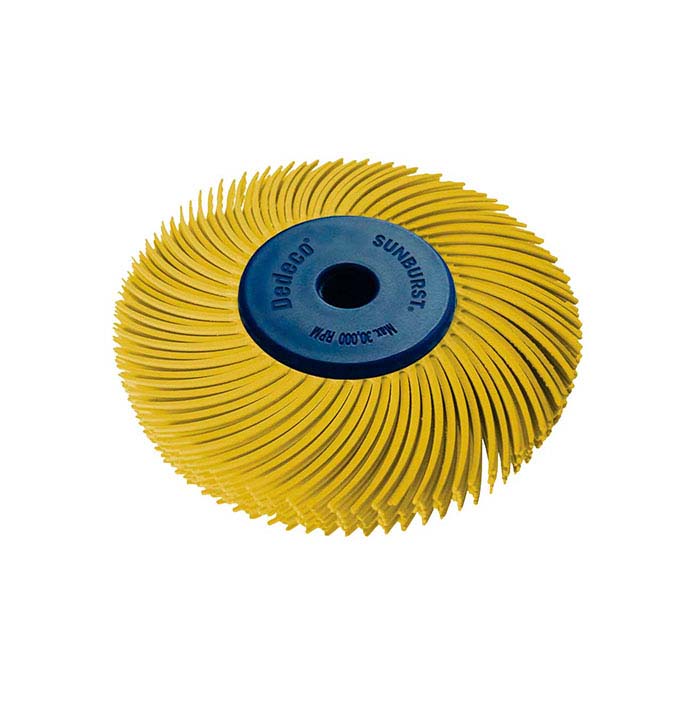 Dedeco® Sunburst® 50.8mm 6-Ply Radial Bristle Disc