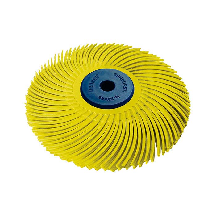 Dedeco® Sunburst® 76.2mm 3-Ply Radial Bristle Disc