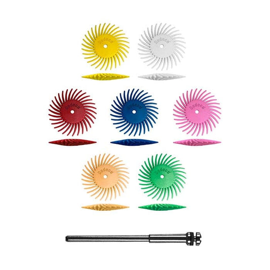 Dedeco® Sunburst® 22.22mm Knife-Edge Wheel Assortment, 42-Pcs.