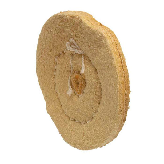 Chamois Buffing Wheel, 3-Ply