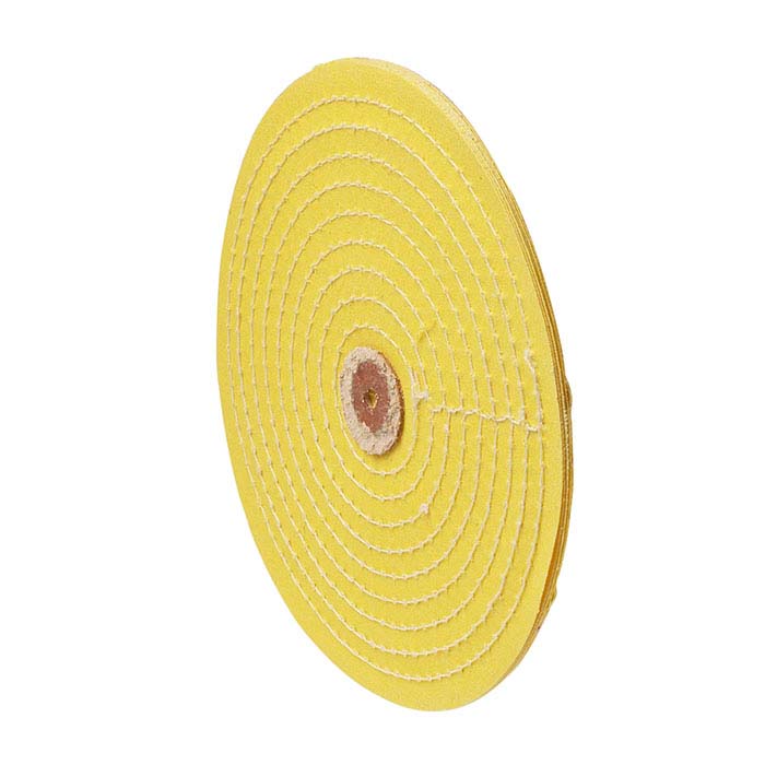 Yellow-Treated Buffing Wheel