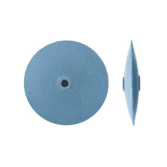 Brightboy Pumice 15.88mm Knife-Edge Polishing Wheel, Blue, Extra-Fine