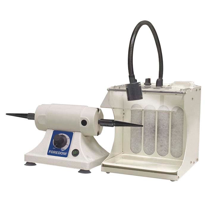 Foredom® K.3280 Bench Lathe and Filter Hood Kit