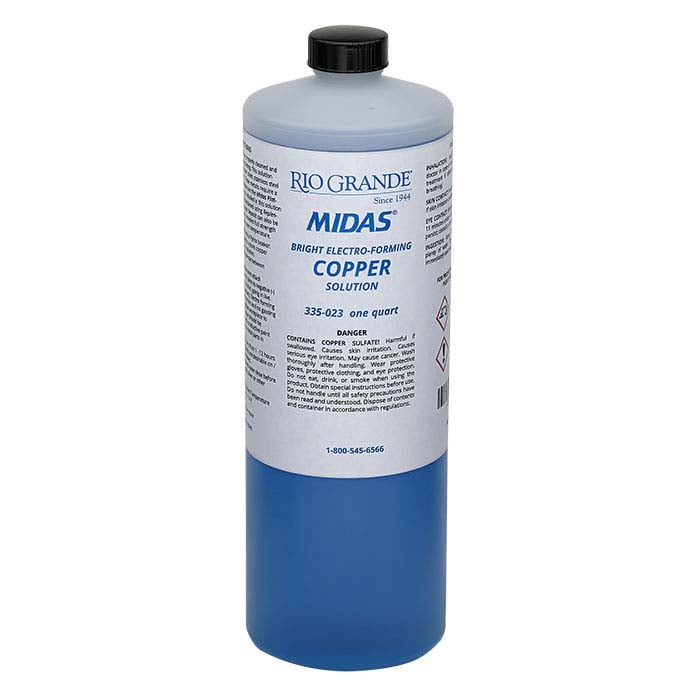 Midas® Bright Copper Electroforming Solution