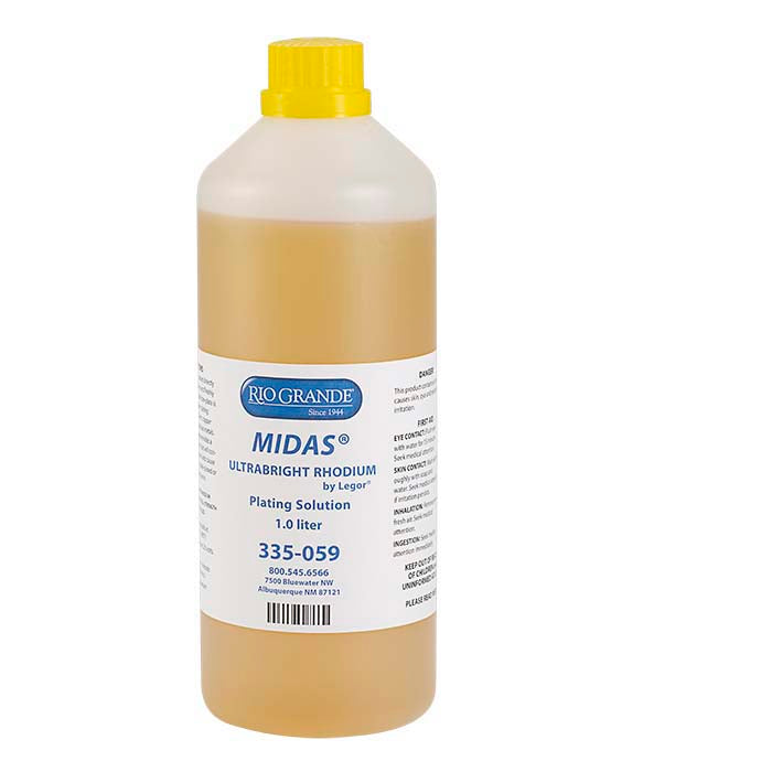 MIDAS® Ultrabright Rhodium Plating Solutions, Acid-Based