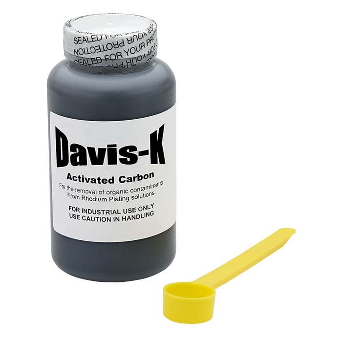 Davis-K aktyvuotos anglies apdorojimas