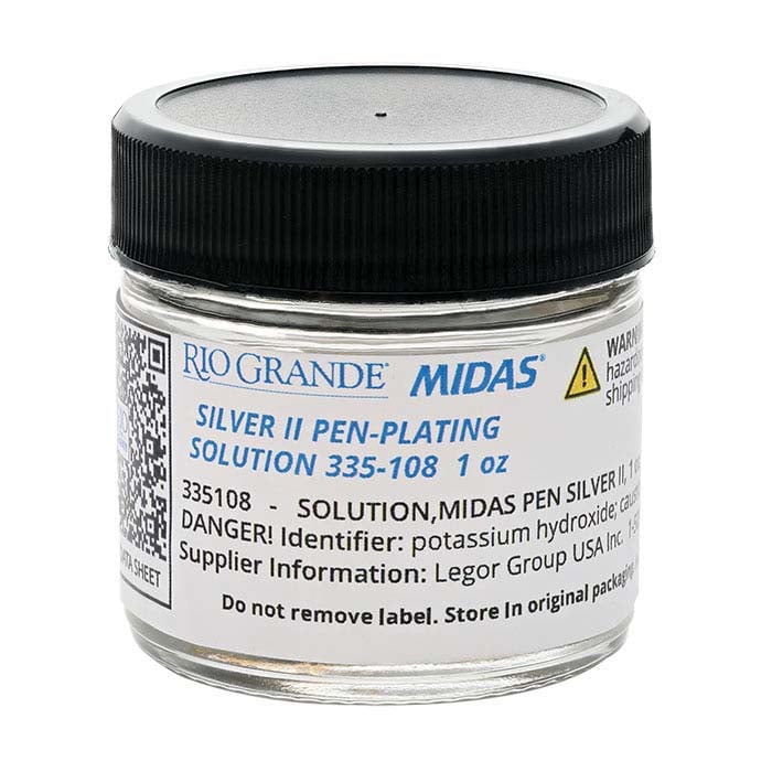 Midas® Zilveren Pen-Plating Oplossing, Niet-Cyanide