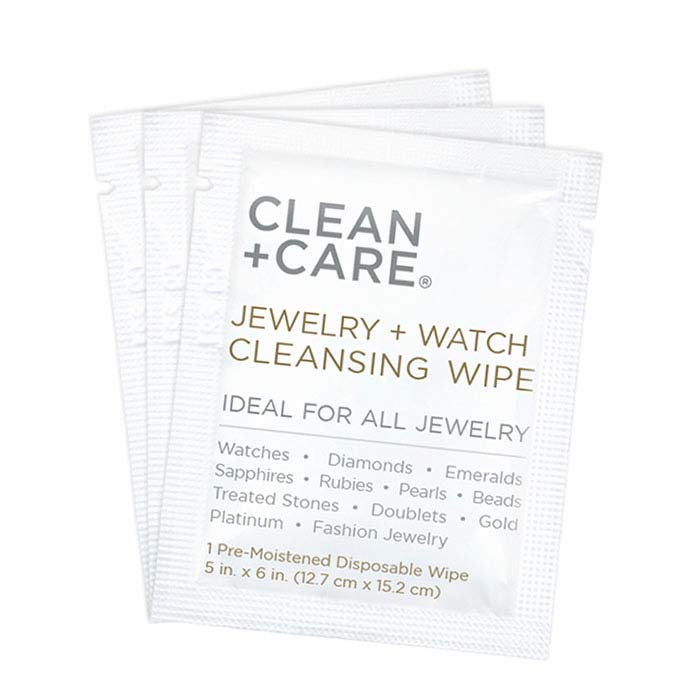 Clean + Care® smykkerenser-vådservietter