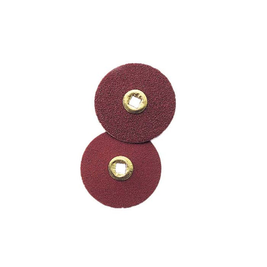 E.C. Moore Brass-Center Snap-On Snap-Off Paper-Backed Aluminum Oxide Sanding Disc