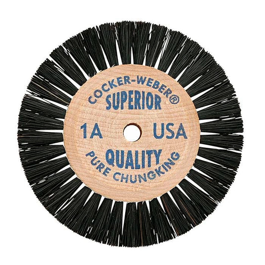 Cocker-Weber Superior Chungking #1A Enkelt-rækket børste med børstehår, 79,38 mm