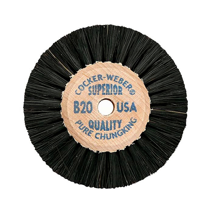 فرشاة أسنان ذات شعيرات مزدوجة الصف من كوكر-ويبر سوبيريور تشونغكينغ #B20، 63.5 مم