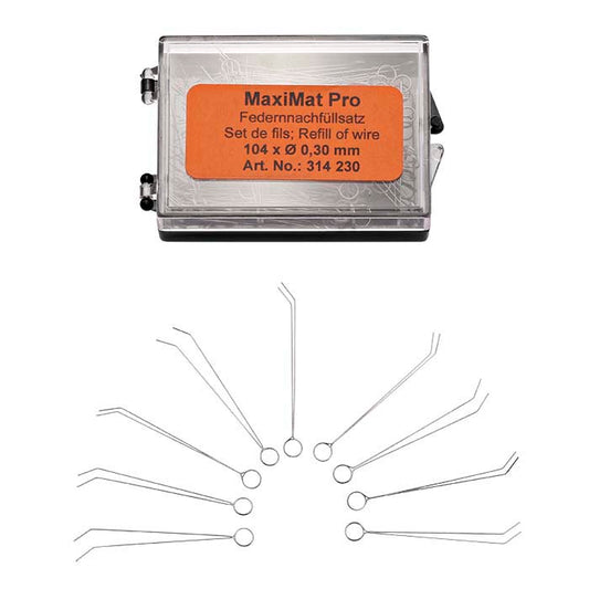 Poils de fil de remplacement pour brosse de texturation MaxiMat, 4", fin (.3mm)