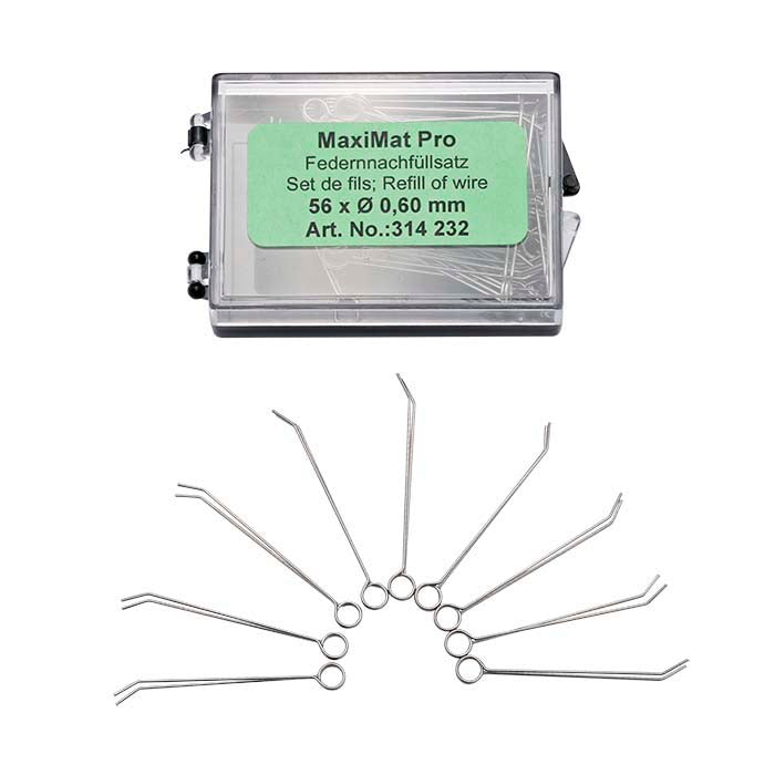 Poils de fil de remplacement pour brosse de texturation MaxiMat, 4", grossier (0,6 mm)