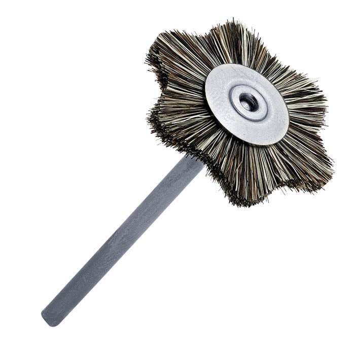 Soft Scallop-Edge Bristle Brush, Mounted – Amadesa