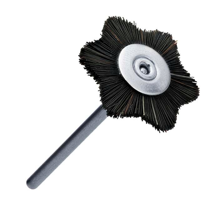 Stiff Scallop-Edge Bristle Brush, Mounted