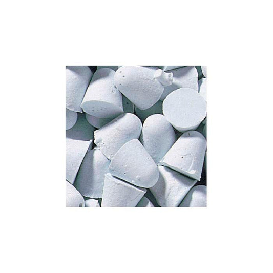 Clean Cut Plastic Cone Media, Light Blue, Fine Cut