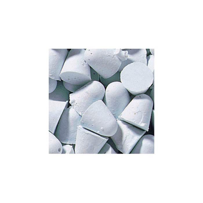 Clean Cut Plastic Cone Media, Light Blue, Fine Cut