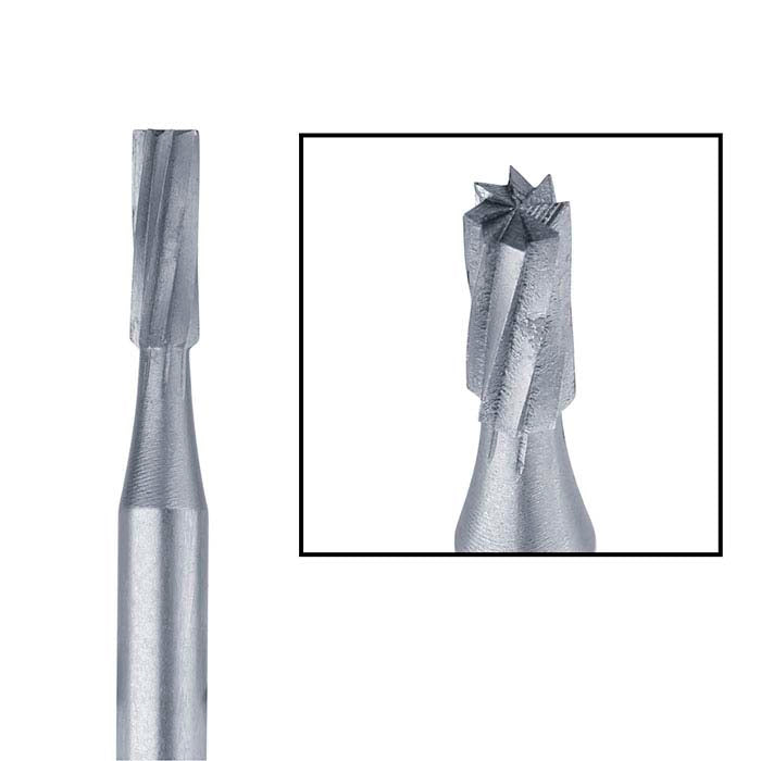 Busch® Tungsten Vanadium Cylinder Single-Cut Bur