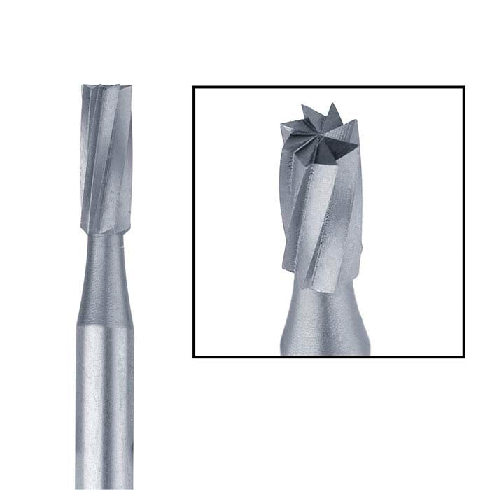 Busch® Tungsten Vanadium Cylinder Single-Cut Bur