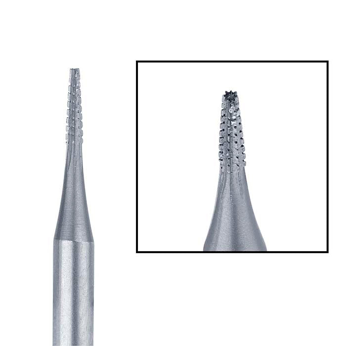 Busch® Tungsten Vanadium Cross-Cut Cone Bur