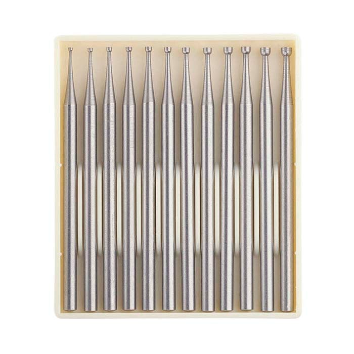 Busch® タングステンバナジウム コンケーブカッターバーセット、0.8mm–1.9mm