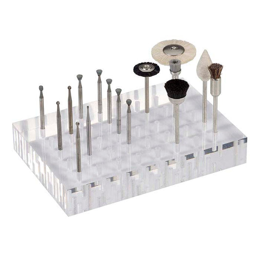 منظم مثقاب للسطح العلوي من الأكريليك الشفاف