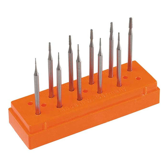 Set di 10 frese LYNX a taglio incrociato quadrato