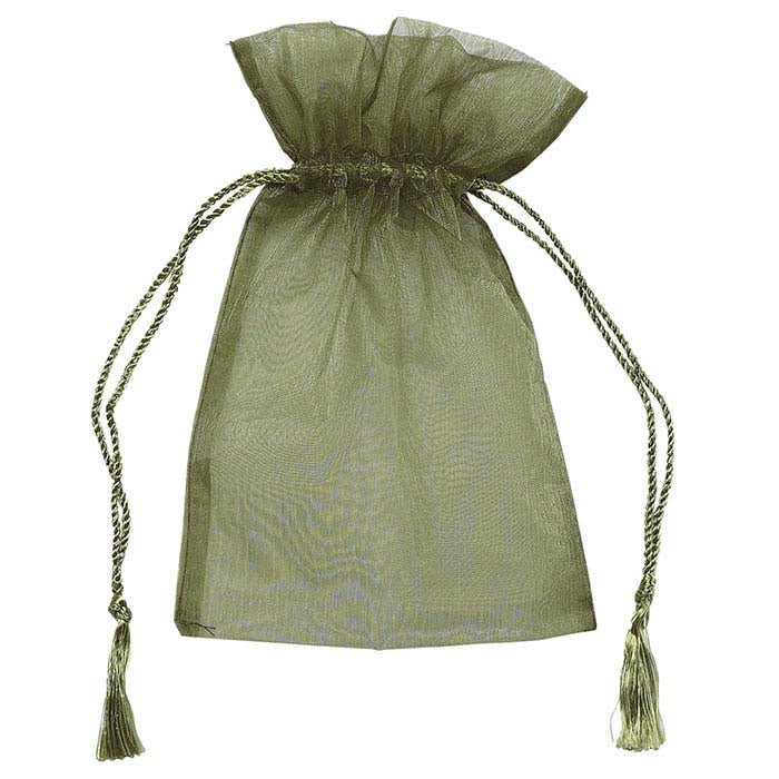 Organza Pouch with Tassels