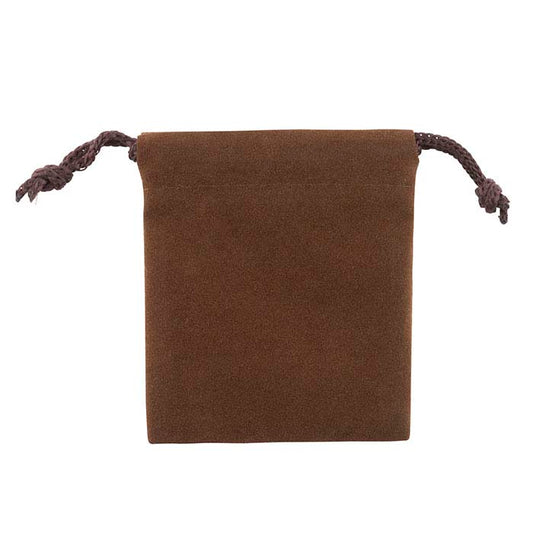 Velveteen Brown 50.8mm x 63.5mm Pouch