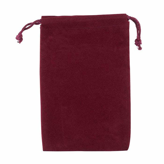 Velveteen Burgundy 101.6mm x 139.7mm Pouch