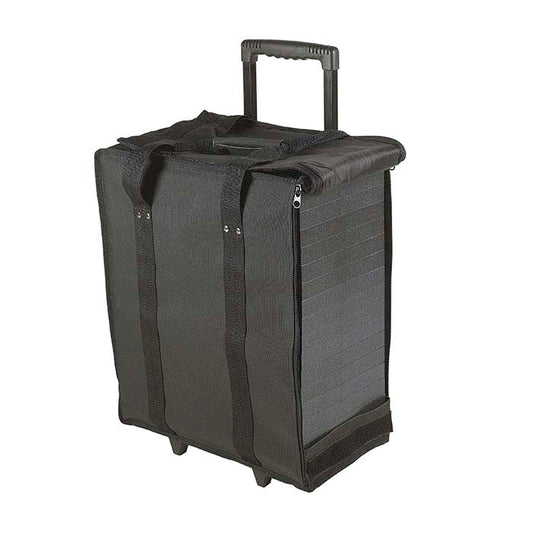 Estuche Rodante Negro de Lado Suave