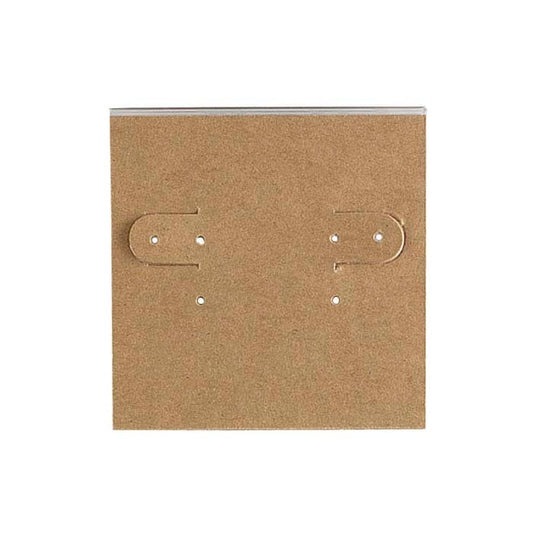 Kraftpapir-beklædt plastik kort til hængende øreringe