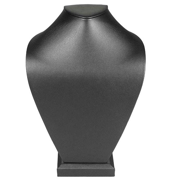 스틸 비엔나 인조 가죽 목걸이 흉상 디스플레이