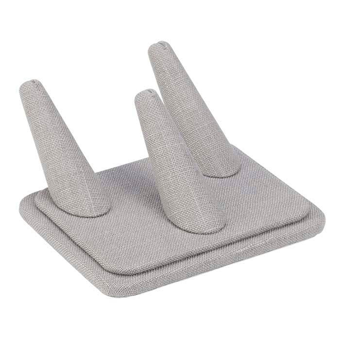 عرض ثلاثي الحلقات لأصابع بريتي من الكتان الفضي™