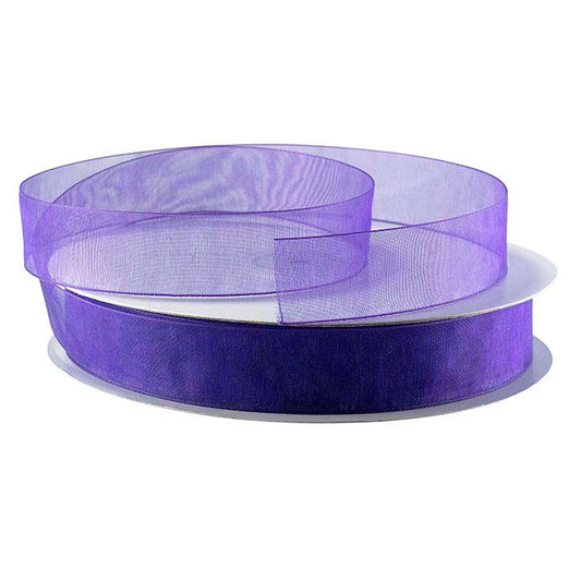 Violetti organzasheer-nauha