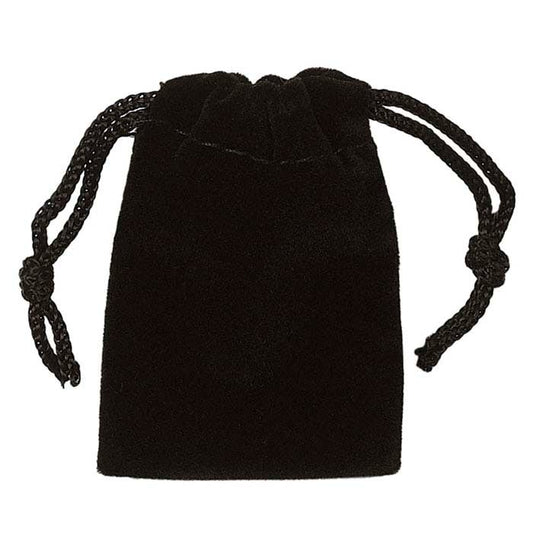 Black Velvet Pouch