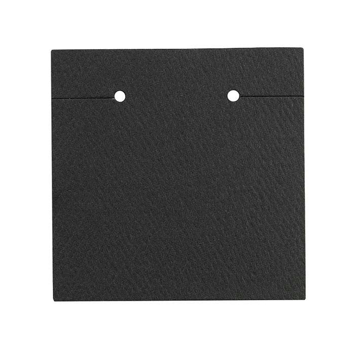 Cartoncino per Orecchini Nero Opaco ad Alta Fessura