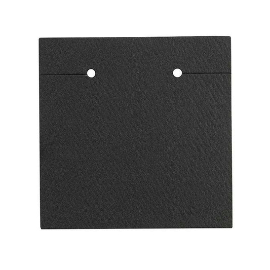 Sort Mat Høj-Slot Øreringekort