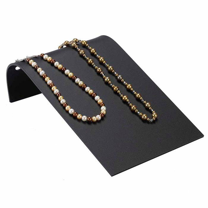 Matte Black Acrylic Ramp Necklace Display