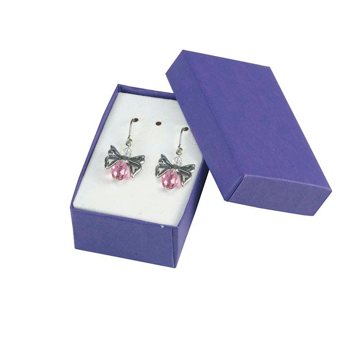 Velour-Flocked 63.5mm x 38.1mm Cardboard Gift Box Insert