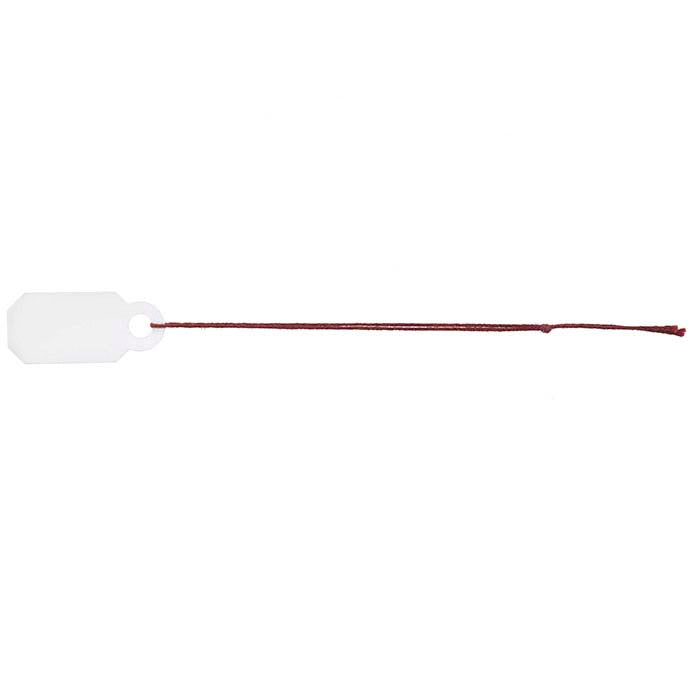 Deluxe Off-White Paper Tag with Burgundy String – Amadesa