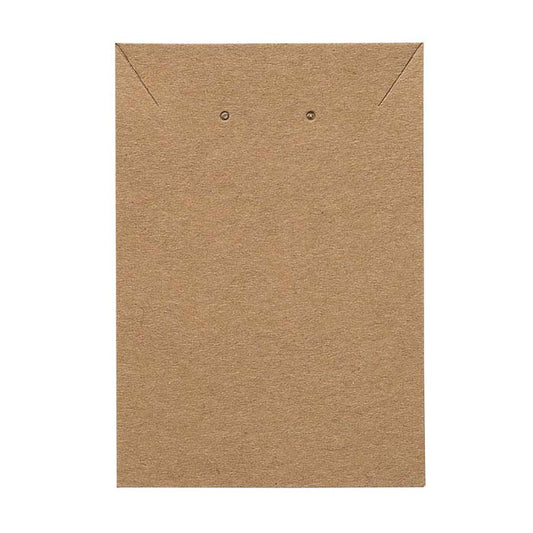 Kraft Pendant and Earring Presentation Card Insert
