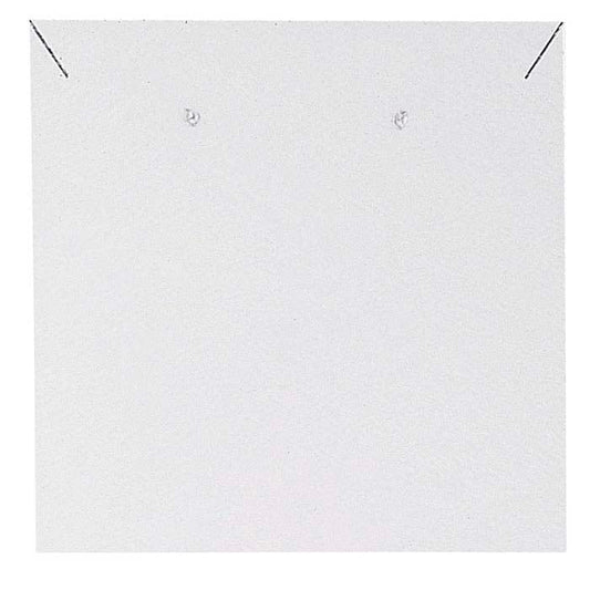 White Pendant and Earring Presentation Card Insert