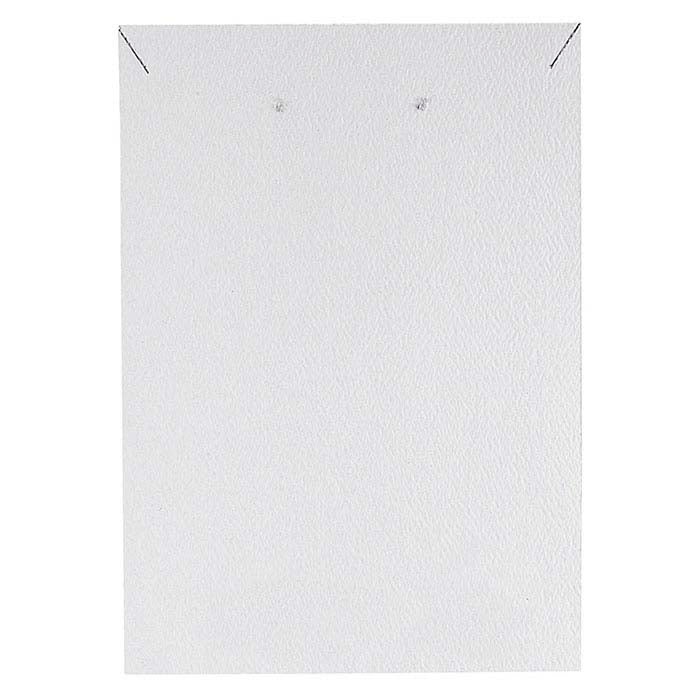 White Pendant and Earring Presentation Card Insert