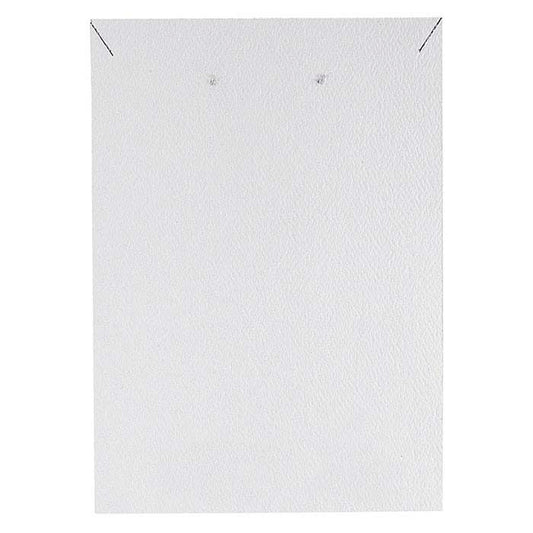 White Pendant and Earring Presentation Card Insert