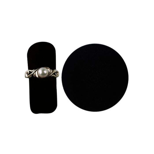 Black Velvet Ring Disc Display