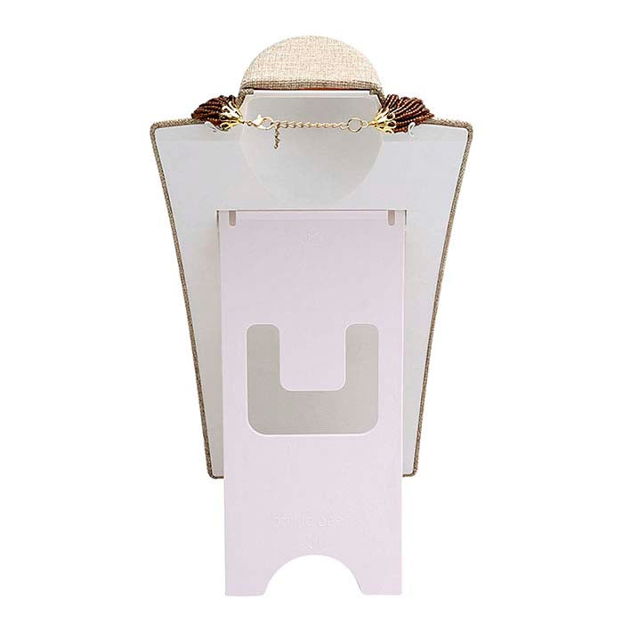 Jutesæk Rejse Halskæde Buste Display