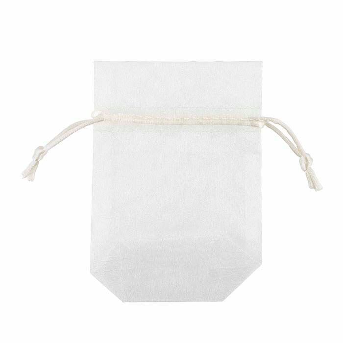 Organza Elfenben 88,9 mm x 127,0 mm Pung