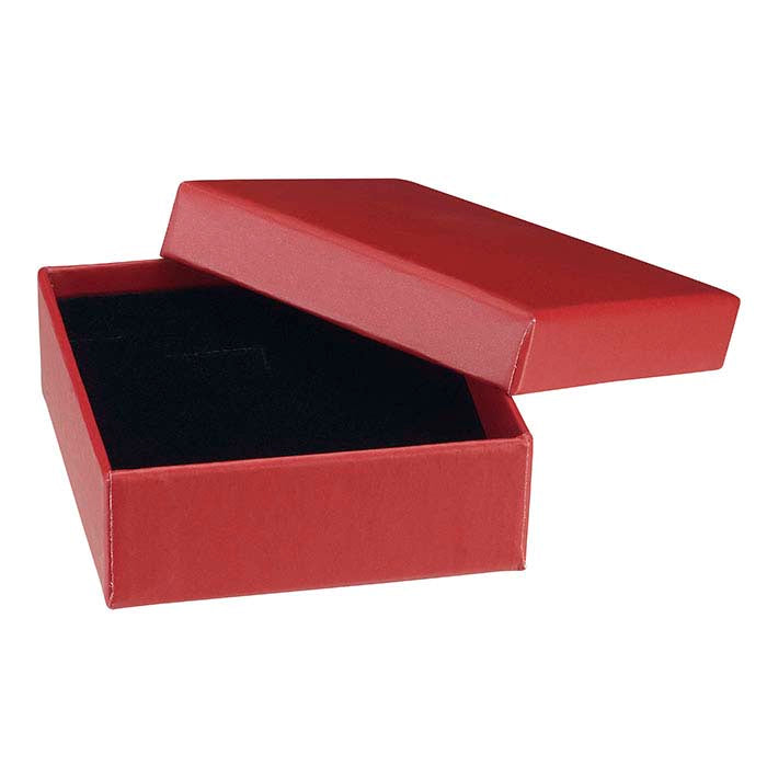 Soft Touch Red Pendant or Earring Gift Box