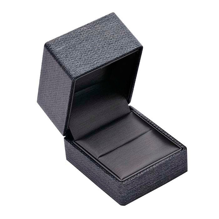 קופסת מתנה לטבעת סרט פרימיום סילבר נייט